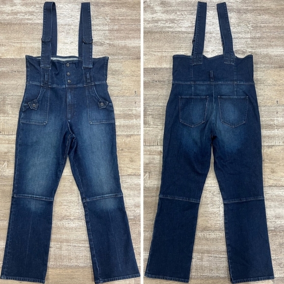 Frame Denim Pants - Nwt Frame Denim Suspender Jumpsuit